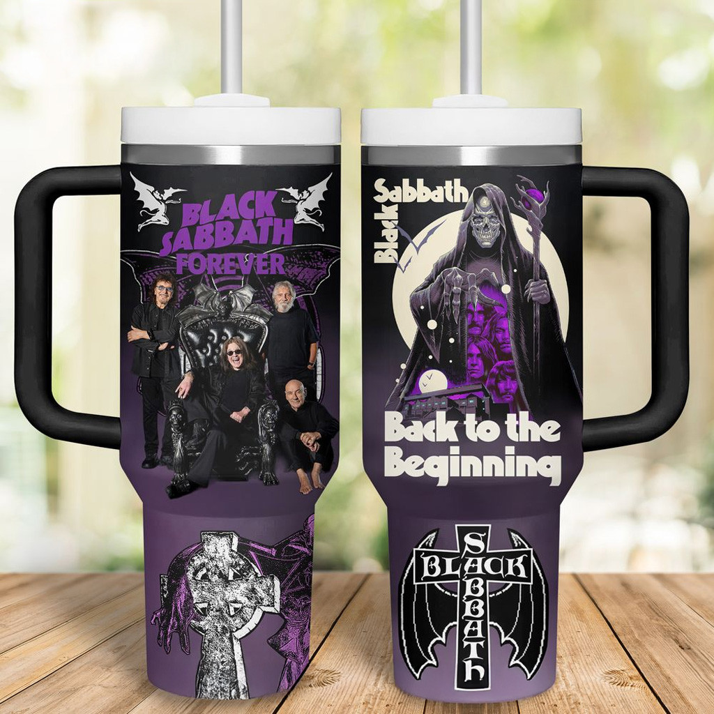 Black Sabbath 2025 Tour Stanley Tumbler Fan Merch Best Gifts For Husband-1