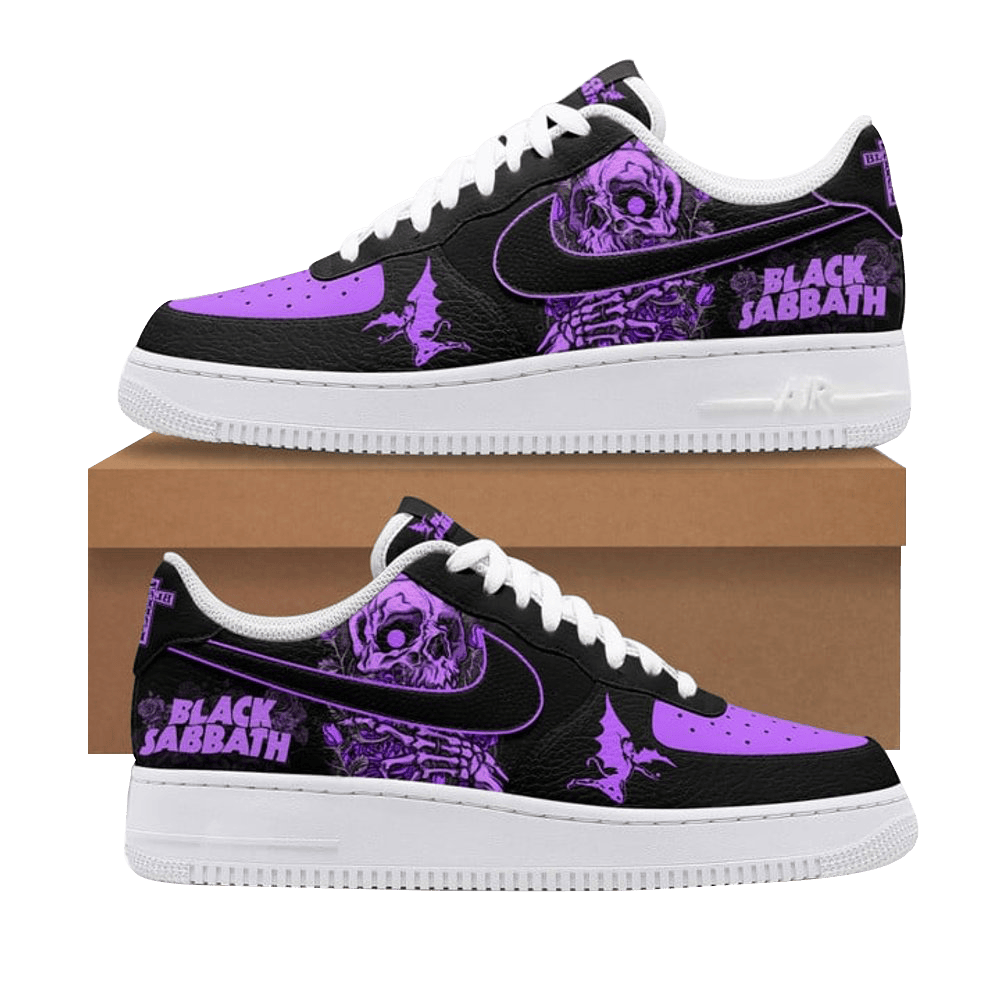 Black Sabbath Air Force 1 Sneaker Black Sabbath Merch Fathers Day Presents-1