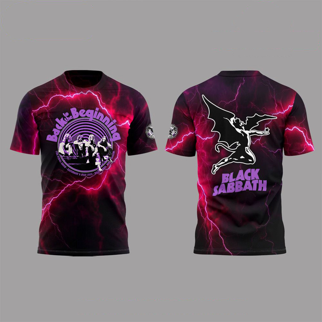 Black Sabbath Back To The Beginning Shirt 2025 Gifts For Rock Band Fans-1