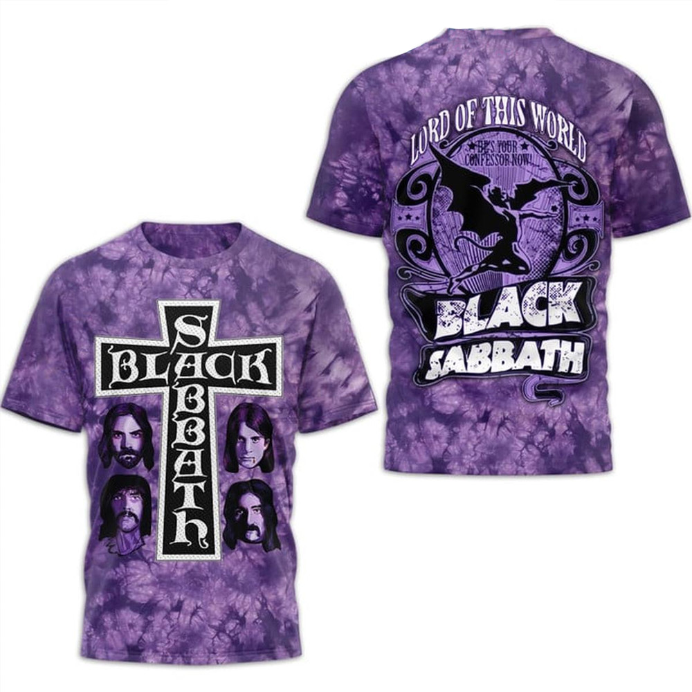 Black Sabbath Lord Of This World 2024 T-Shirt Rock Band Gifts For Fans-1
