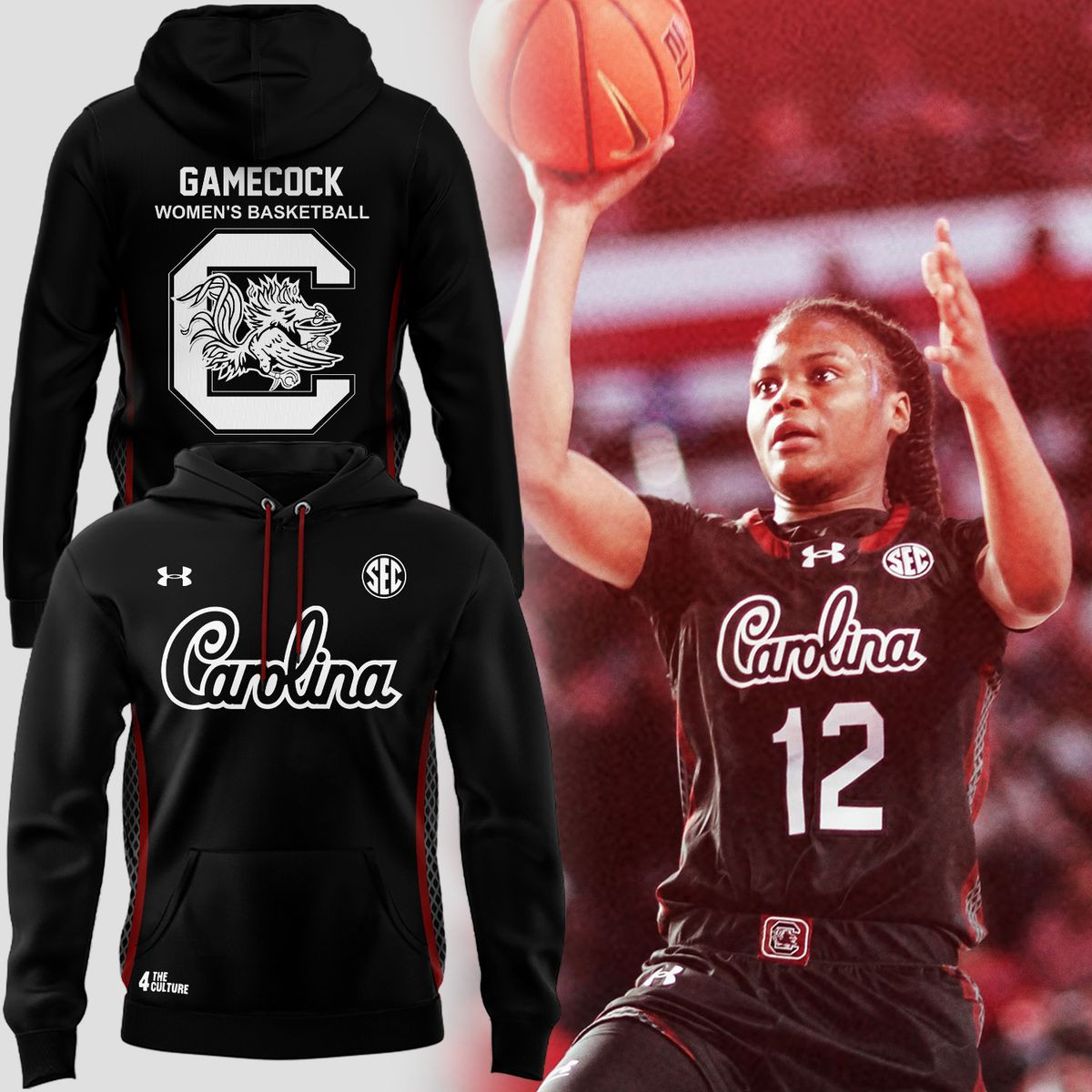 Black Thursday Night Women's Basketball Hoodie Gifts For Fans-1