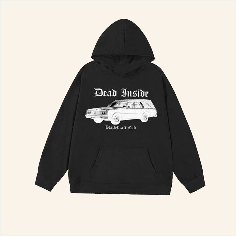 Blackcraft Cult Merch Dead Inside Hoodie Gifts For Brother Birthday Gifts For Fans-1