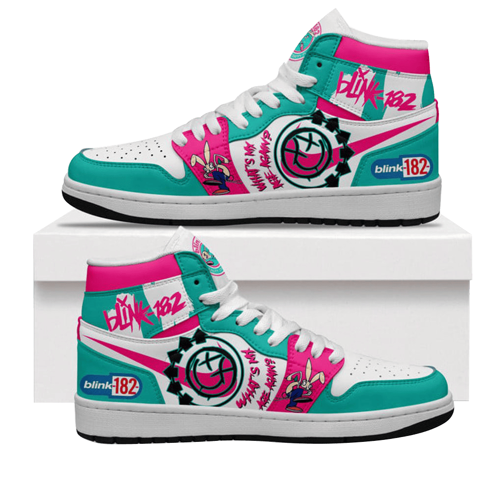 Blink 182 Bunny Air Jordan 1 Blink 182 Merch Father's Day Gifts-1