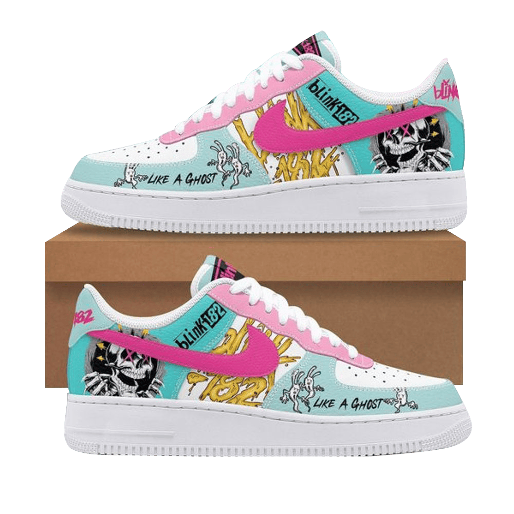 Blink 182 Like A Ghost Air Force 1 Blink 182 Merch Mothers Day Present Ideas-1