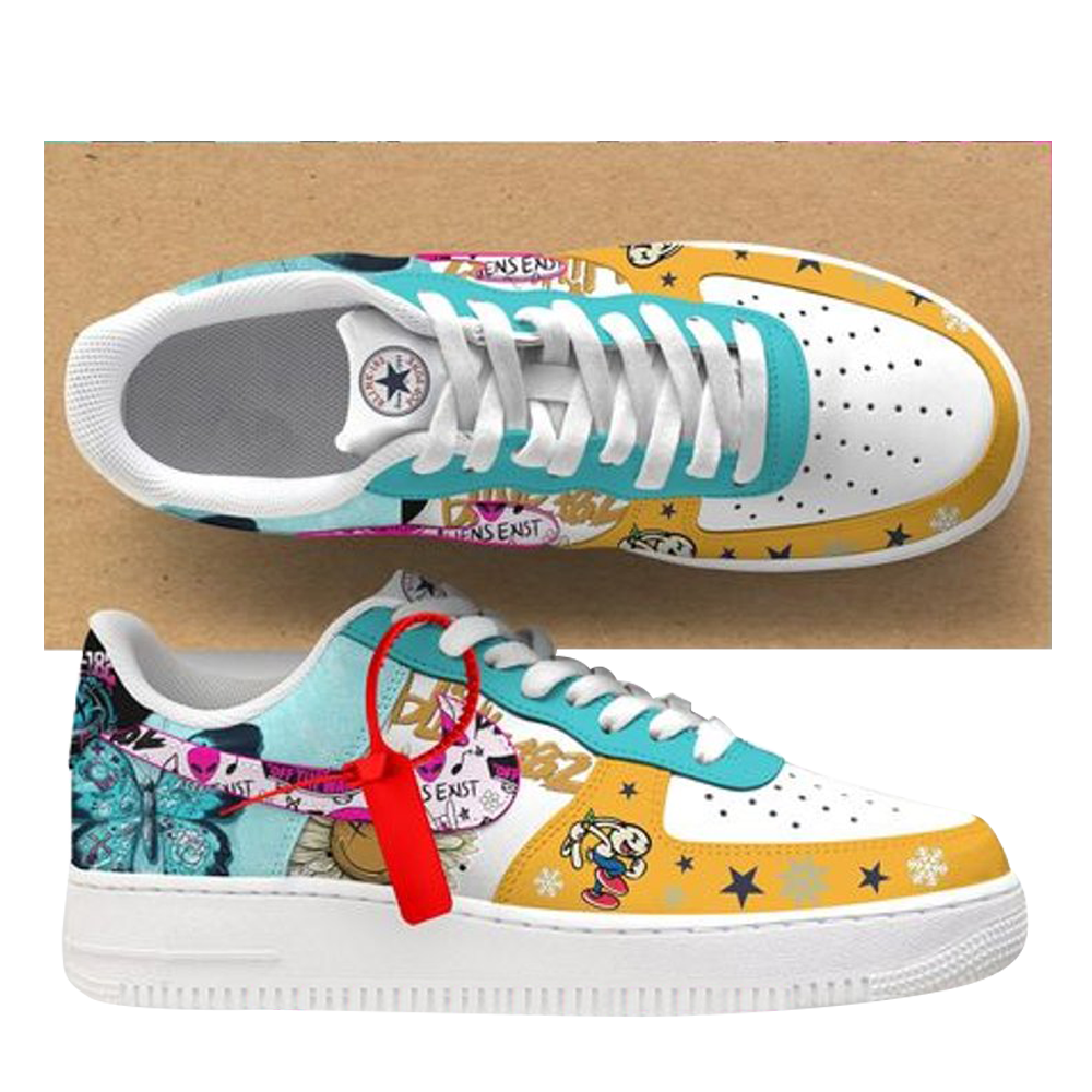 Blink 182 Punk Rock Nike Air Force 1 Blink 182 Merch Father'sDay Present Ideas-1