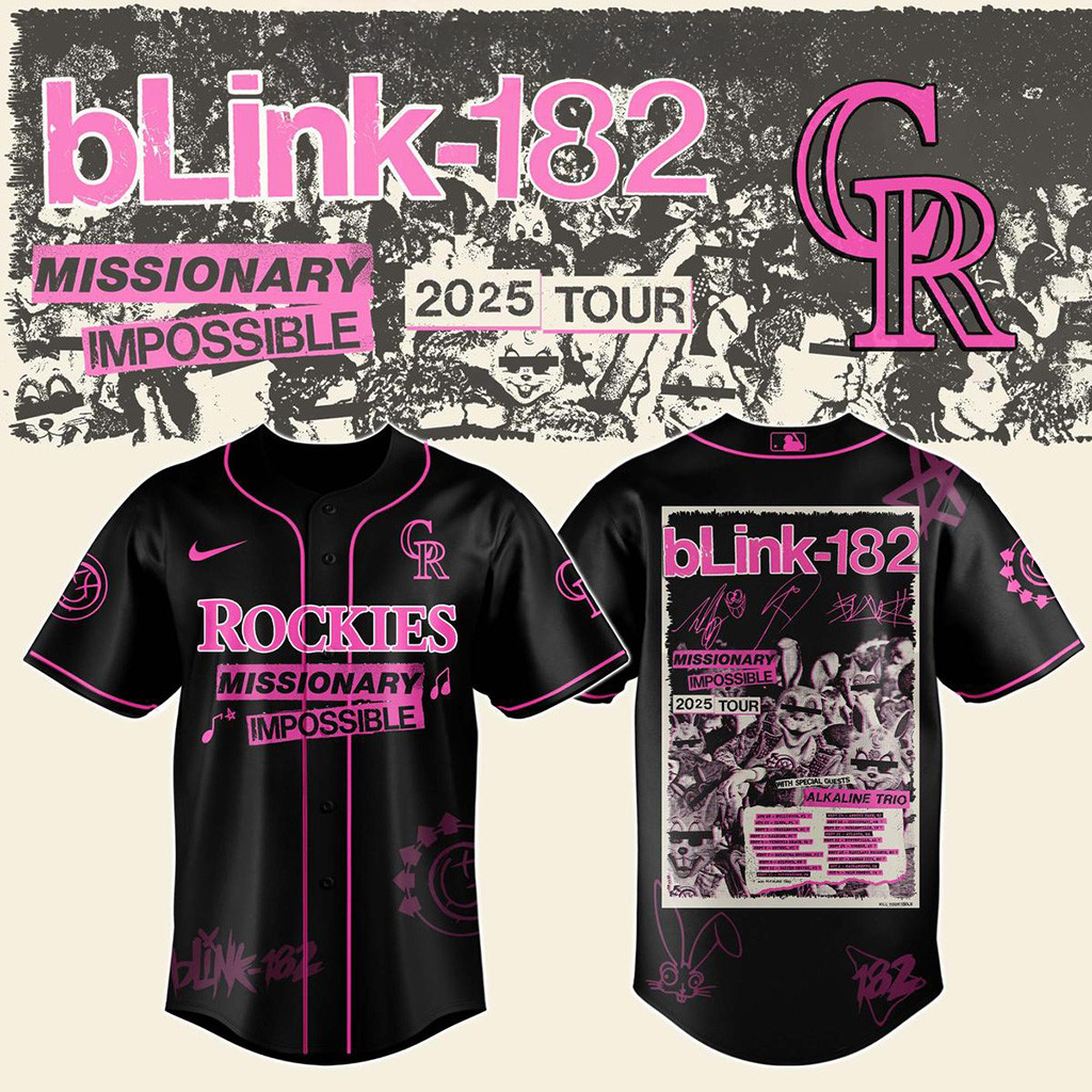 Blink 182 X Colorado Rockies Missionary Impossible 2025 Tour Jersey 1 Ect5o-1