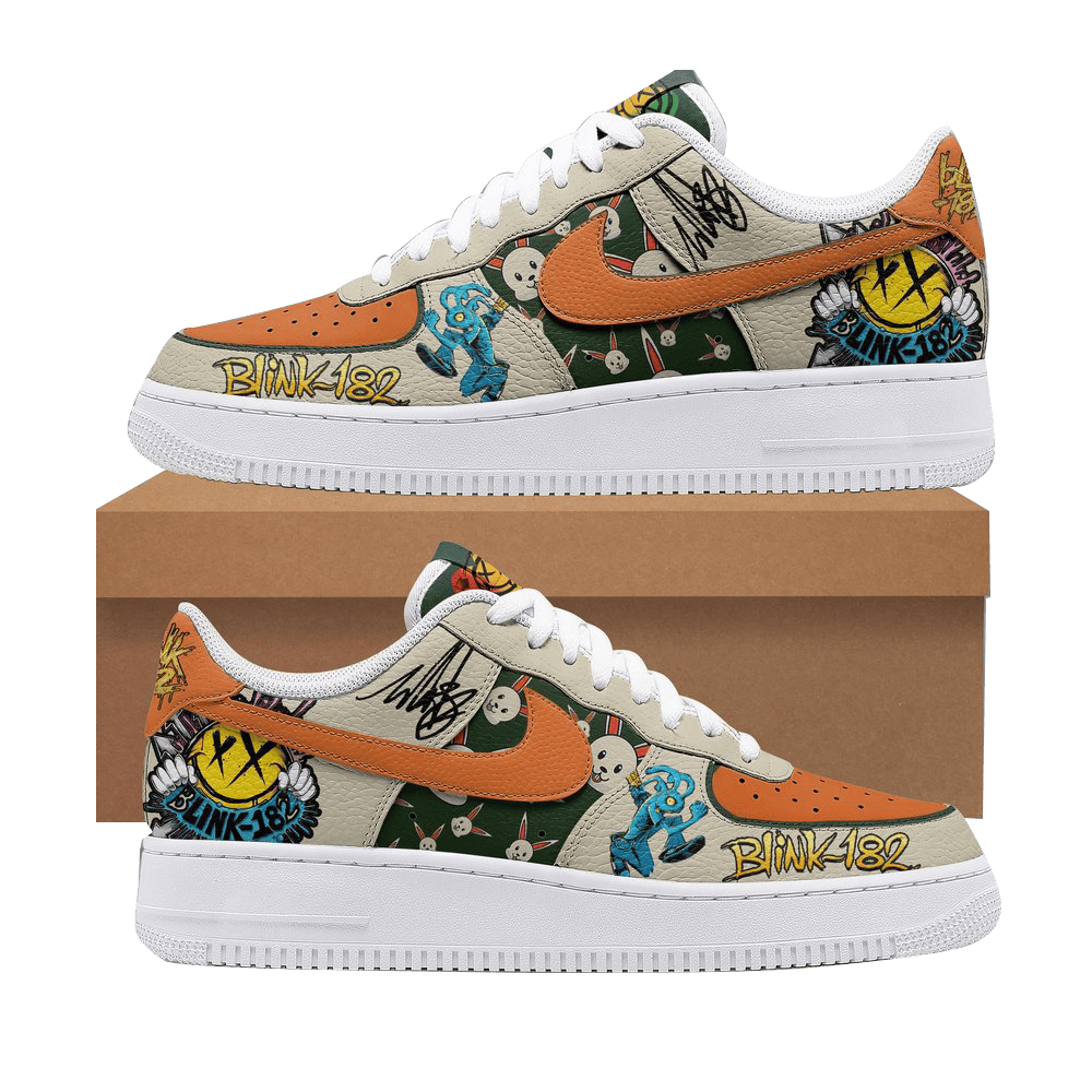 Blink 182 X Drew Nike Air Force 1 Blink 182 Merch Perfect Father's Day Gifts-1