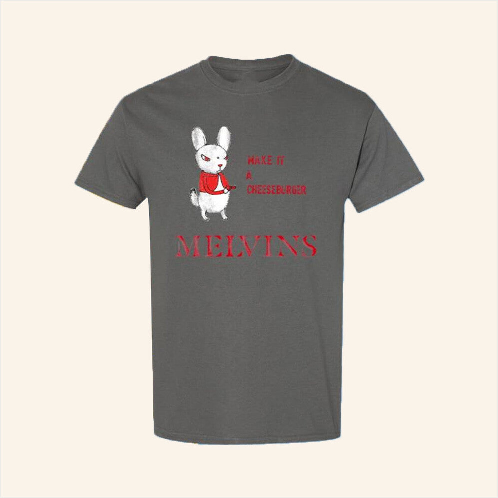 Blixt Merchandise Melvins Everybody Loves Sausages Charcoal T-Shirt Gifts For Friends-1