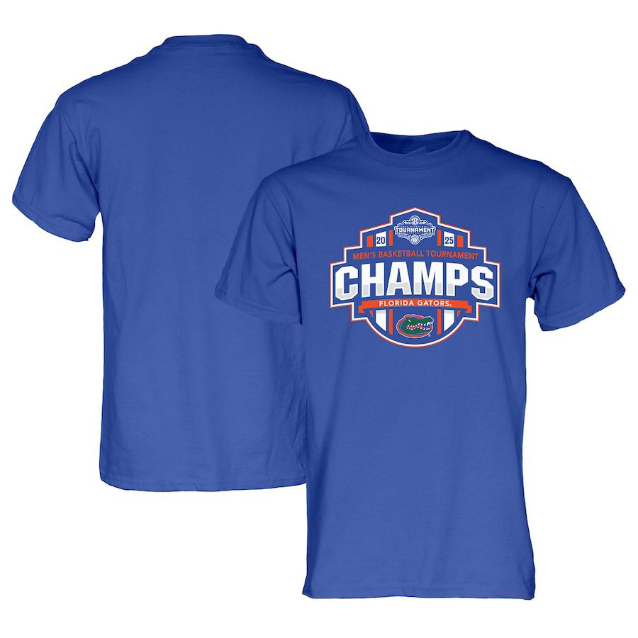 Blue 84 Royal Florida Gators 2025 NCAA Men's Basketball National Champions Shirt For Fans-1