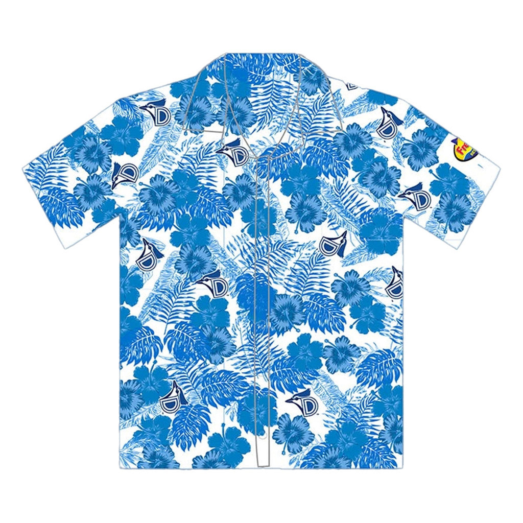 Blue Jays Beach Night Hawaiian Shirt Giveaway 2025 Blue Jays Merch Best Gifts For Baseball Lovers-1