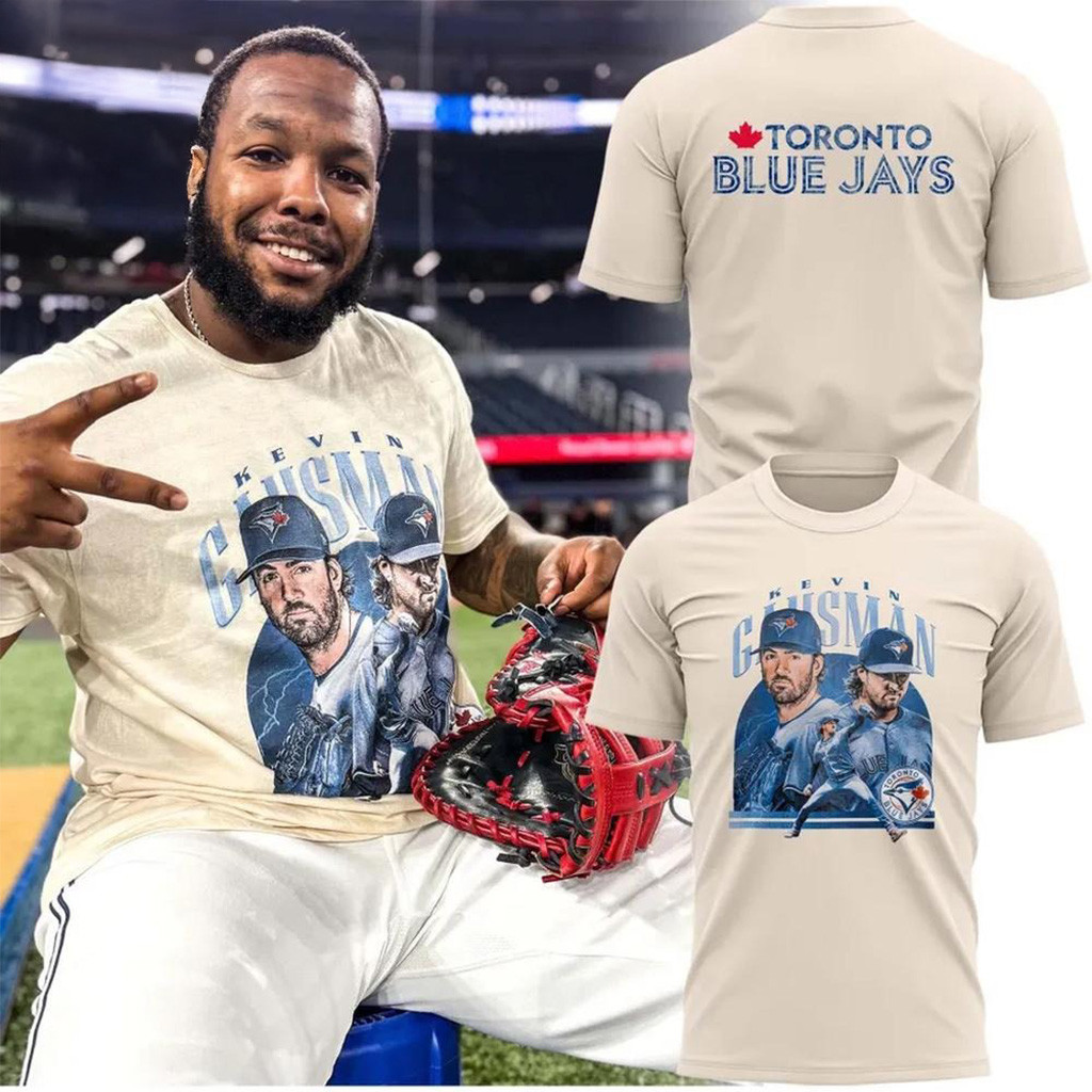 Blue Jays X Kevin Gausman T-Shirt Blue Jays Merch Baseball Team Gift Ideas-1