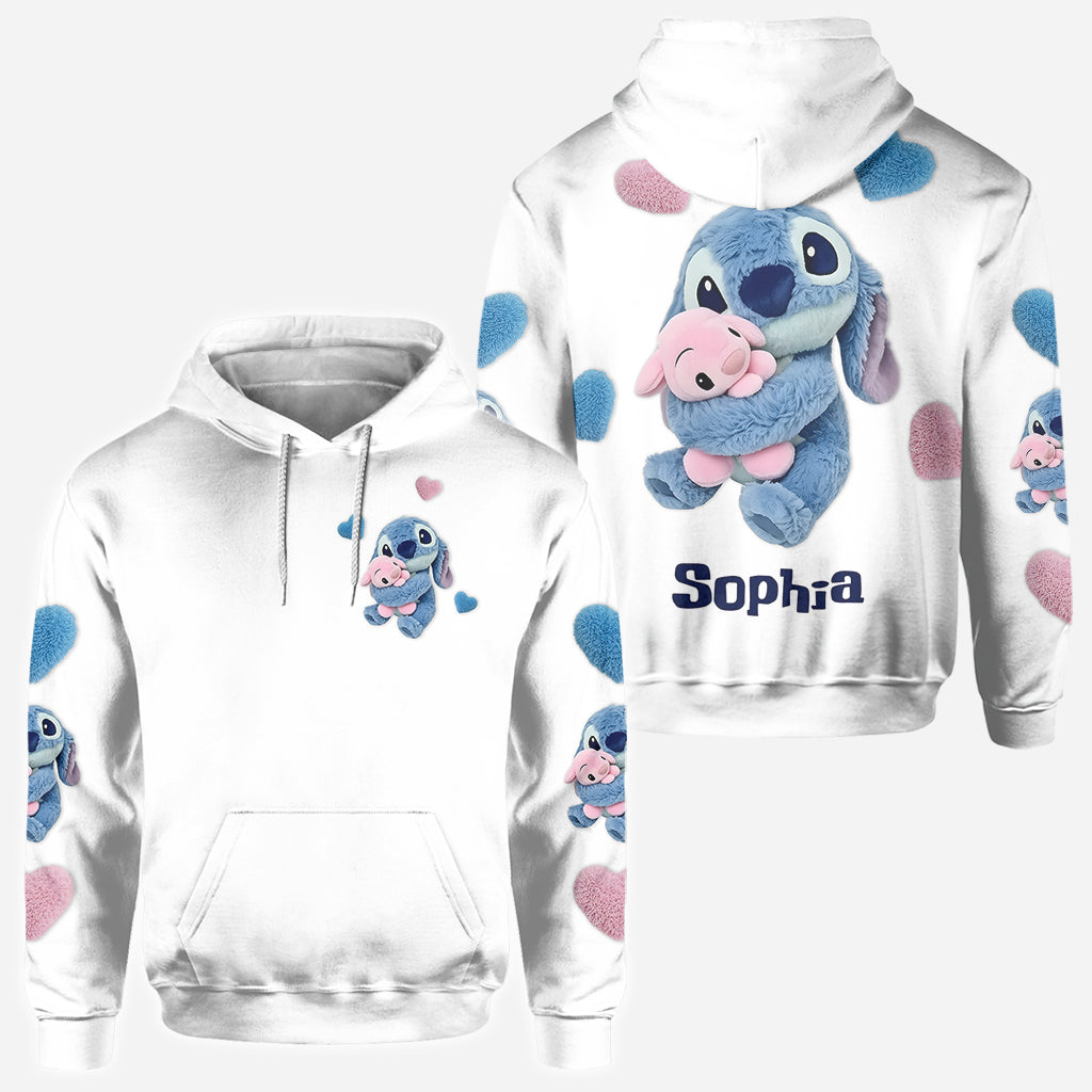 Blue Ohana - Personalized Ohana All Over Shirt-1