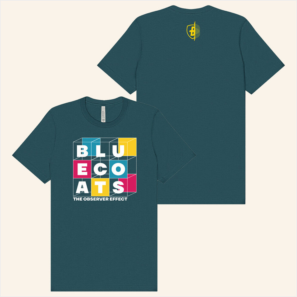 Bluecoats Merch The Observer Effect Pixels T-Shirt Best Gifts For Boyfriend Gifts For Besties-1