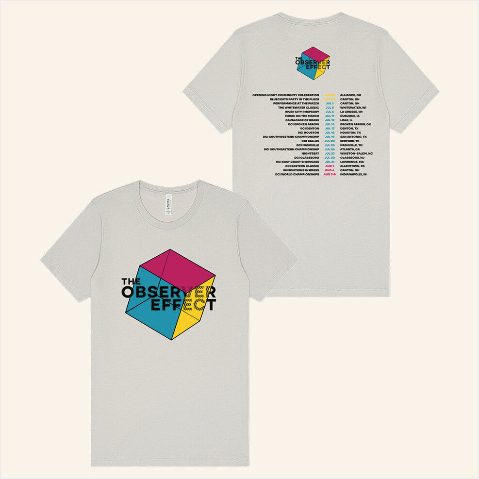 Bluecoats Merch The Observer Effect Tour T-Shirt Gifts For Your Boyfriend Gifts For Best Friend-1