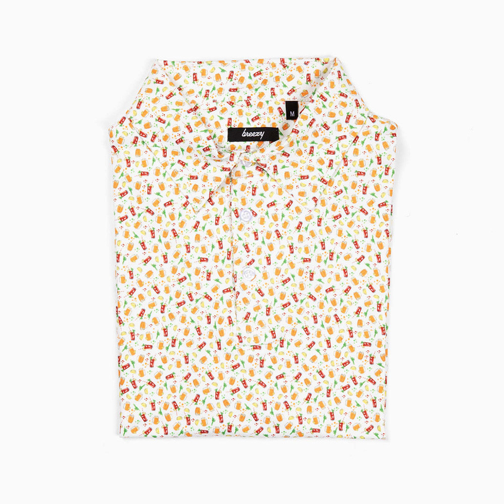 Bob Does Sports Merch Breezy Golf Polo Shirt The Bloody Mary Polo Gift Ideas For Golf Lovers-1