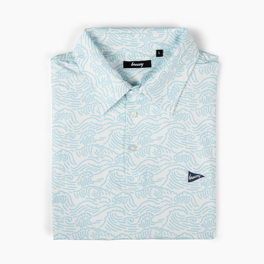 Bob Does Sports Merch Breezy Golf Polo Shirt The Crashing Waves Polo Cool Gifts For Golfers-1 Bob Does Sports Merch Breezy Golf Polo Shirt The Crashing Waves Polo Cool Gifts For Golfers-1