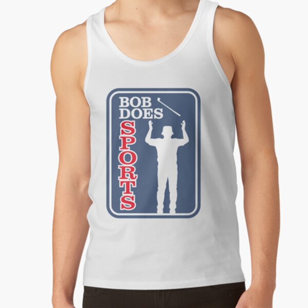 Bob Does Sports Merch Tank Top For Men's Father's Day Golf Gift Ideas-1
