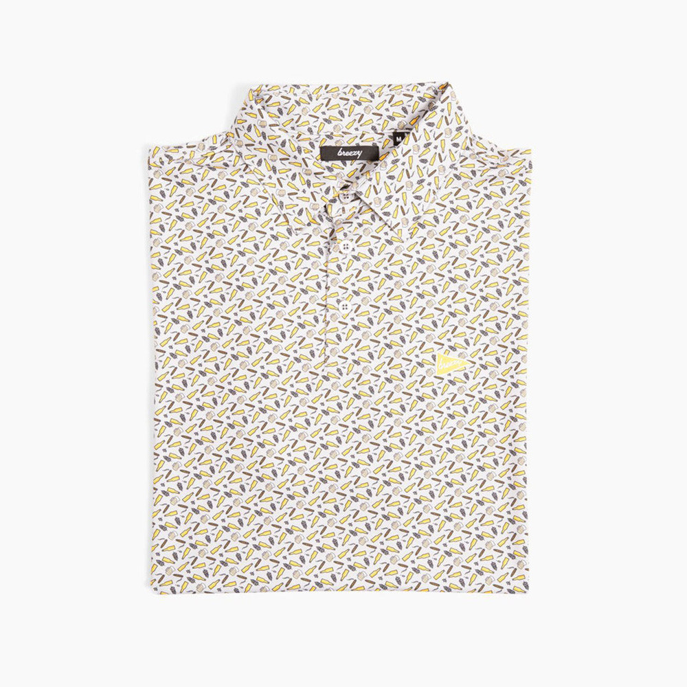 Bob Does Sports Merch The Stogies and Suds Polo Breezy Golf Polo Shirt Golf Father's Day Gifts-1