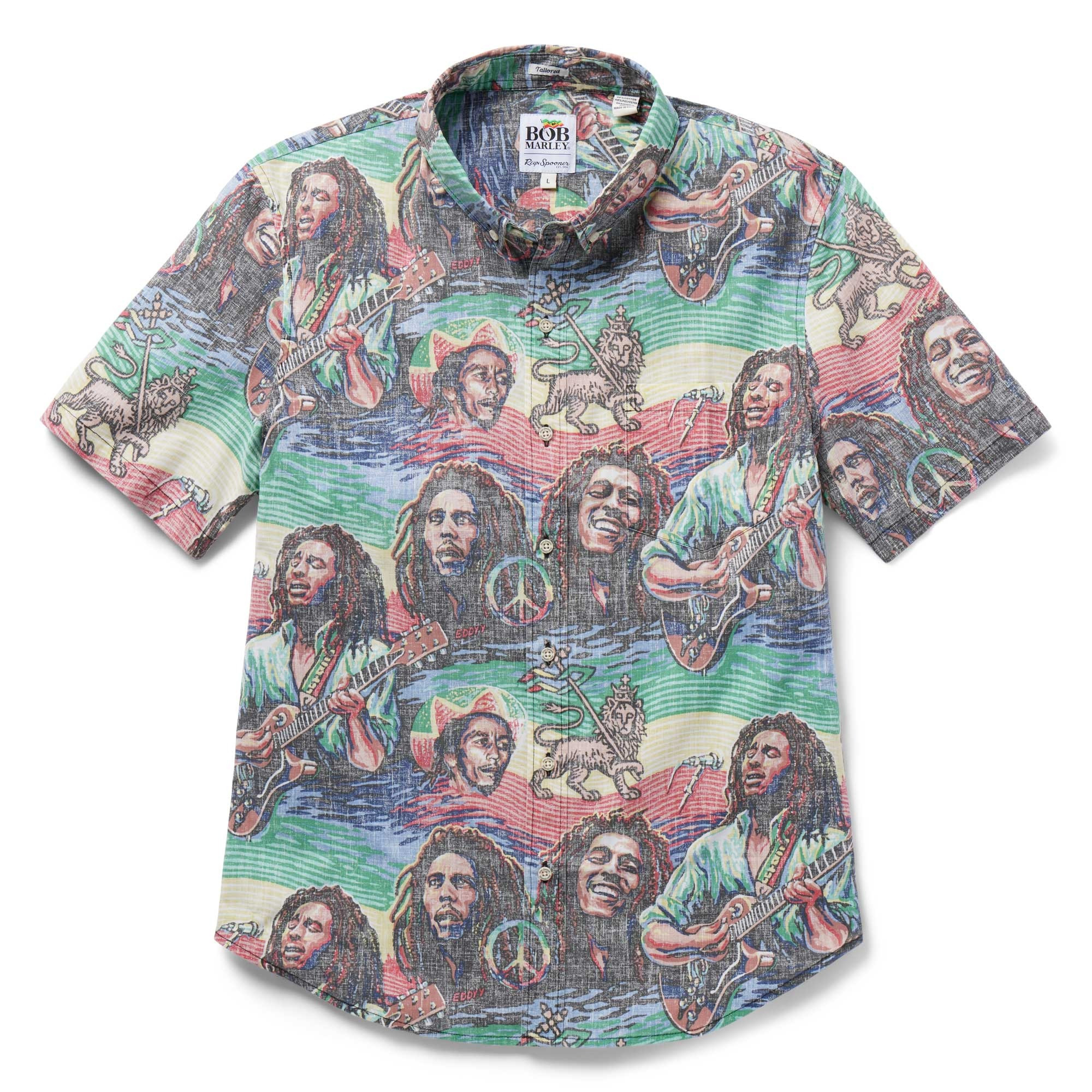 Bob Marley Hawaiian Shirt Music Lover Classic Button Down Shirt Unique Gifts For Dad-1
