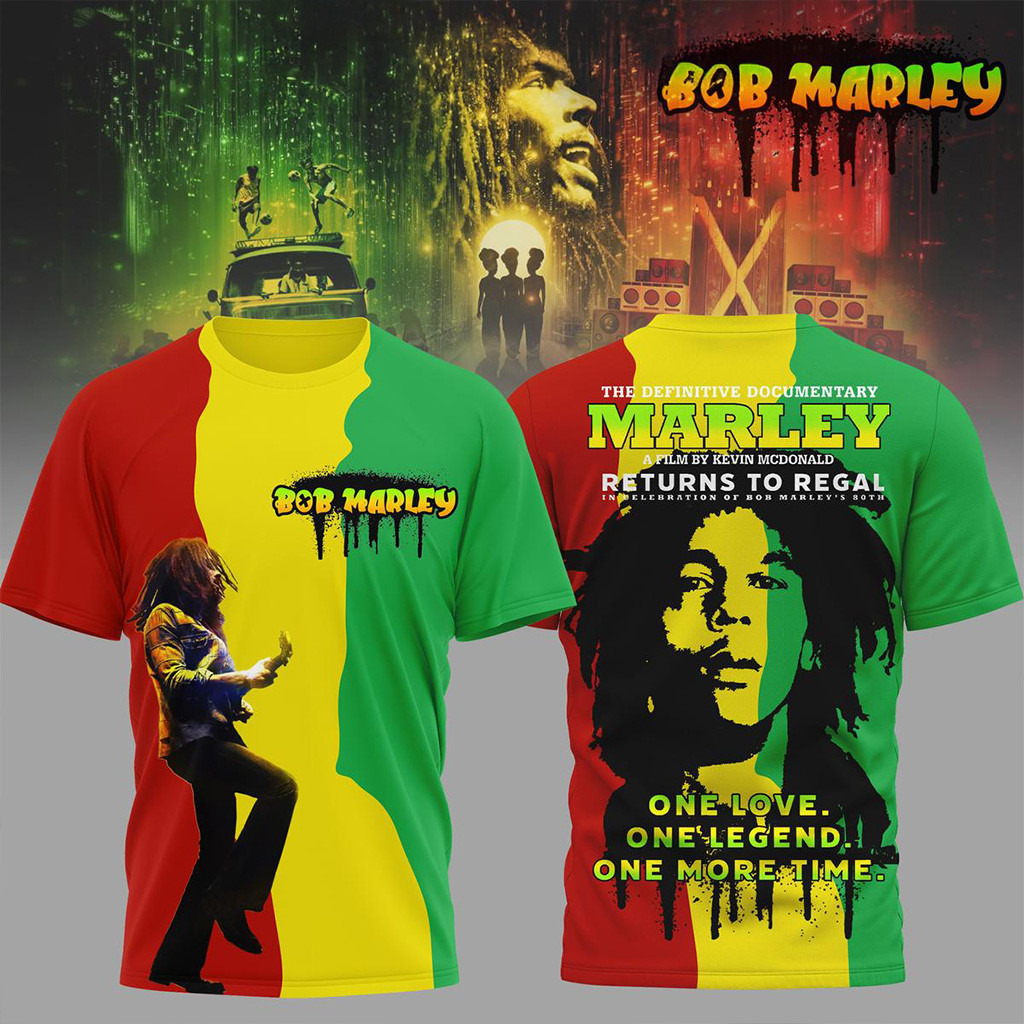 Bob Marley Returns To Regal T Shirt-1