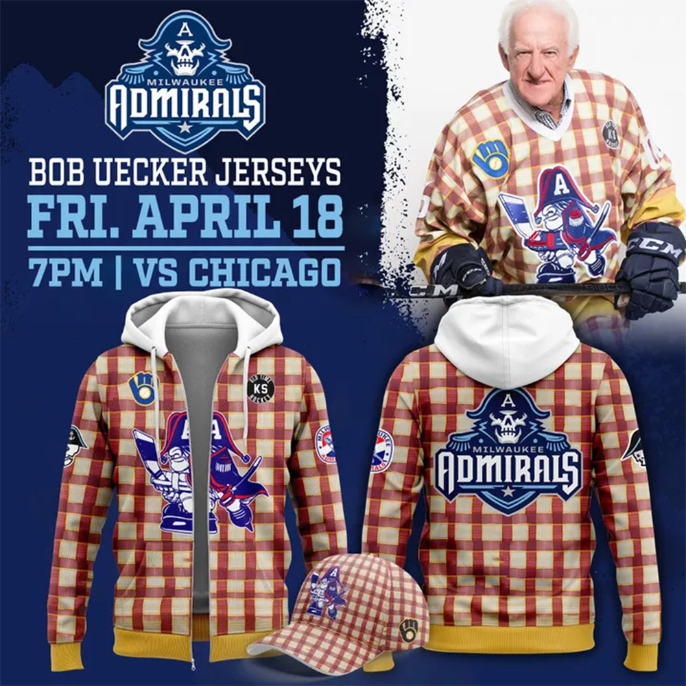 Bob Uecker Hockey Zip Hoodie Presents For Hockey Lovers-1