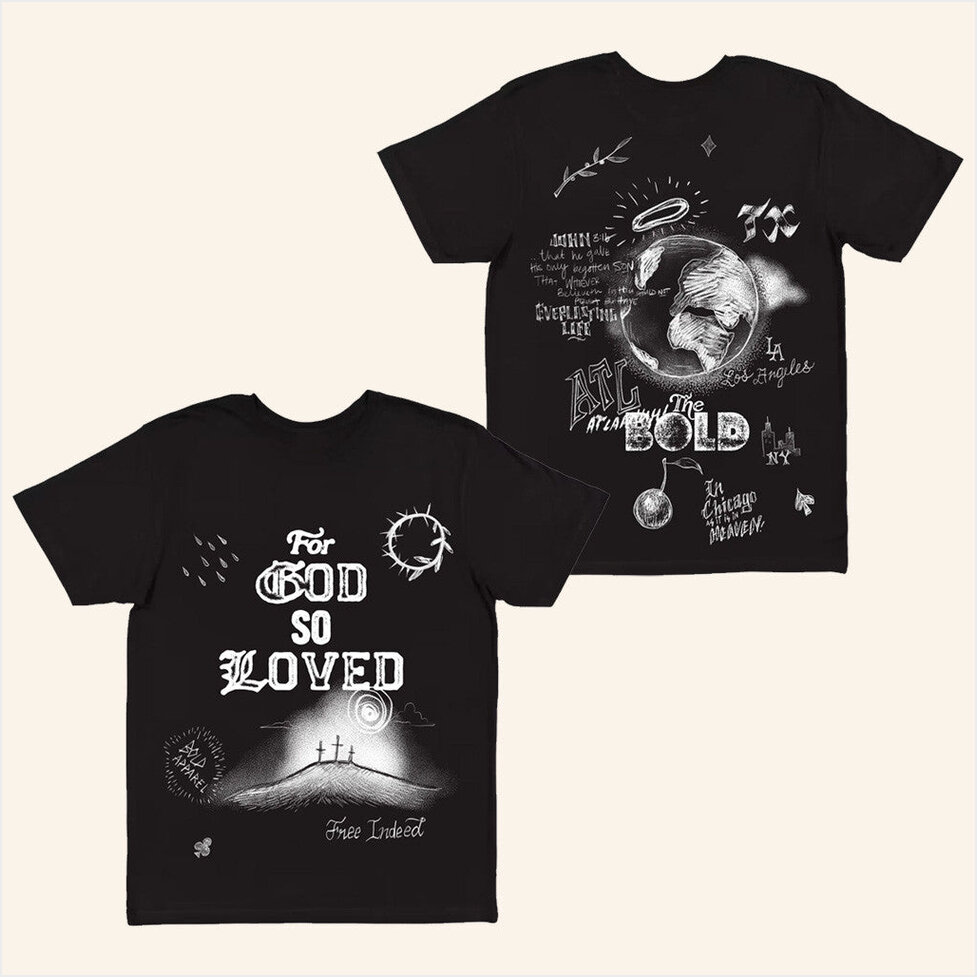 Bold Apparel Merch For God So Loved T-Shirt Best Gifts For Husband Birthday Gifts For BFF-1 Bold Apparel Merch For God So Loved T-Shirt Best Gifts For Husband Birthday Gifts For BFF-1