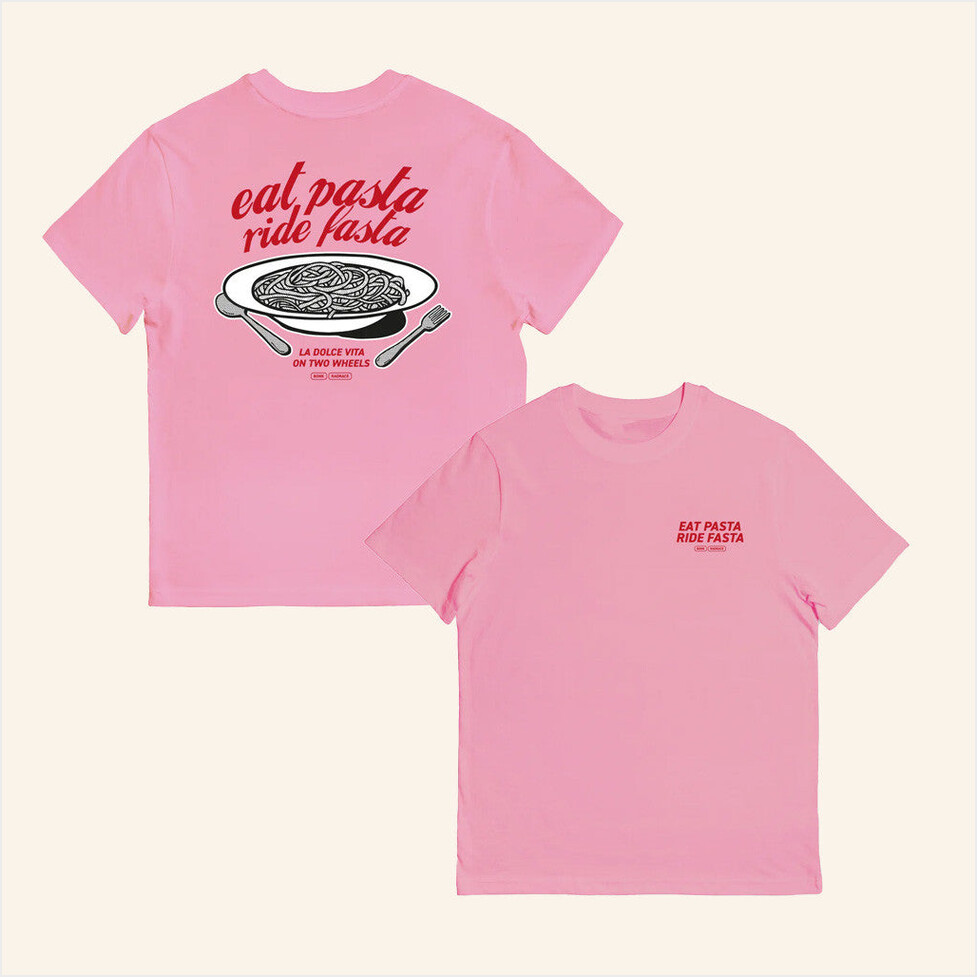 Bonk Cycling Club Merch La Dolce Vita Pink T-Shirt Gifts For Girlfriend Gifts For Besties-1