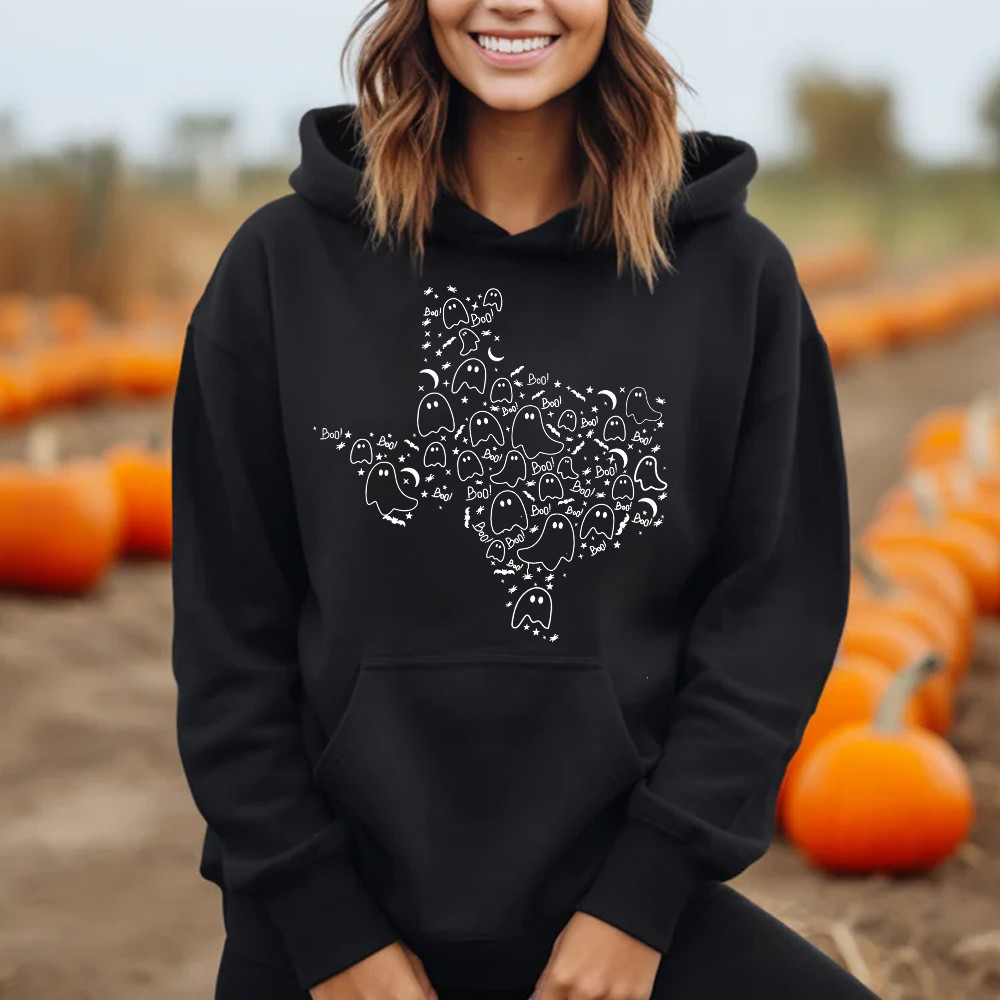 Boo Ghost Texas Map Shirt Happy Halloween Texas State Map T-Shirt Clothing Gifts-1 Boo Ghost Texas Map Shirt Happy Halloween Texas State Map T-Shirt Clothing Gifts-1