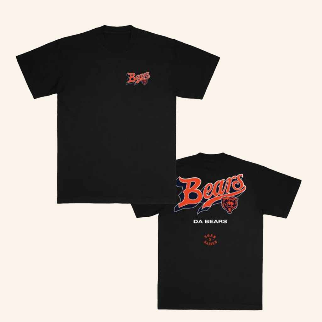 Born Raised Merch Born X Raised Bears Pro Script T-Shirt Bears Merch Gifts For Fan-1