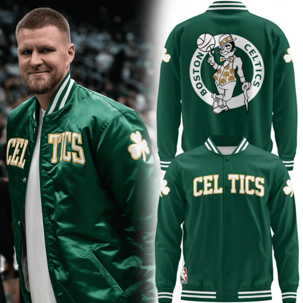 Boston Celtics KP's Throwback Jacket Boston Celtics Merch First Fathers Day Gift Ideas-1