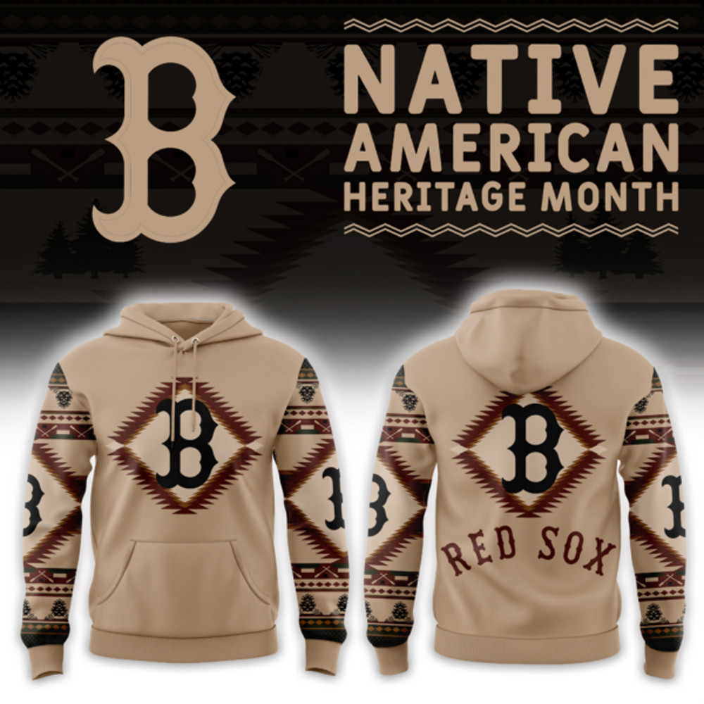 Boston Red Sox America Native Edition Hoodie Gifts For Baseball Fans-1