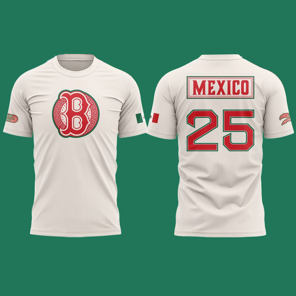 Boston Red Sox Mexican Celebration Night 2025 Shirt Gifts For Baseball Fans-1