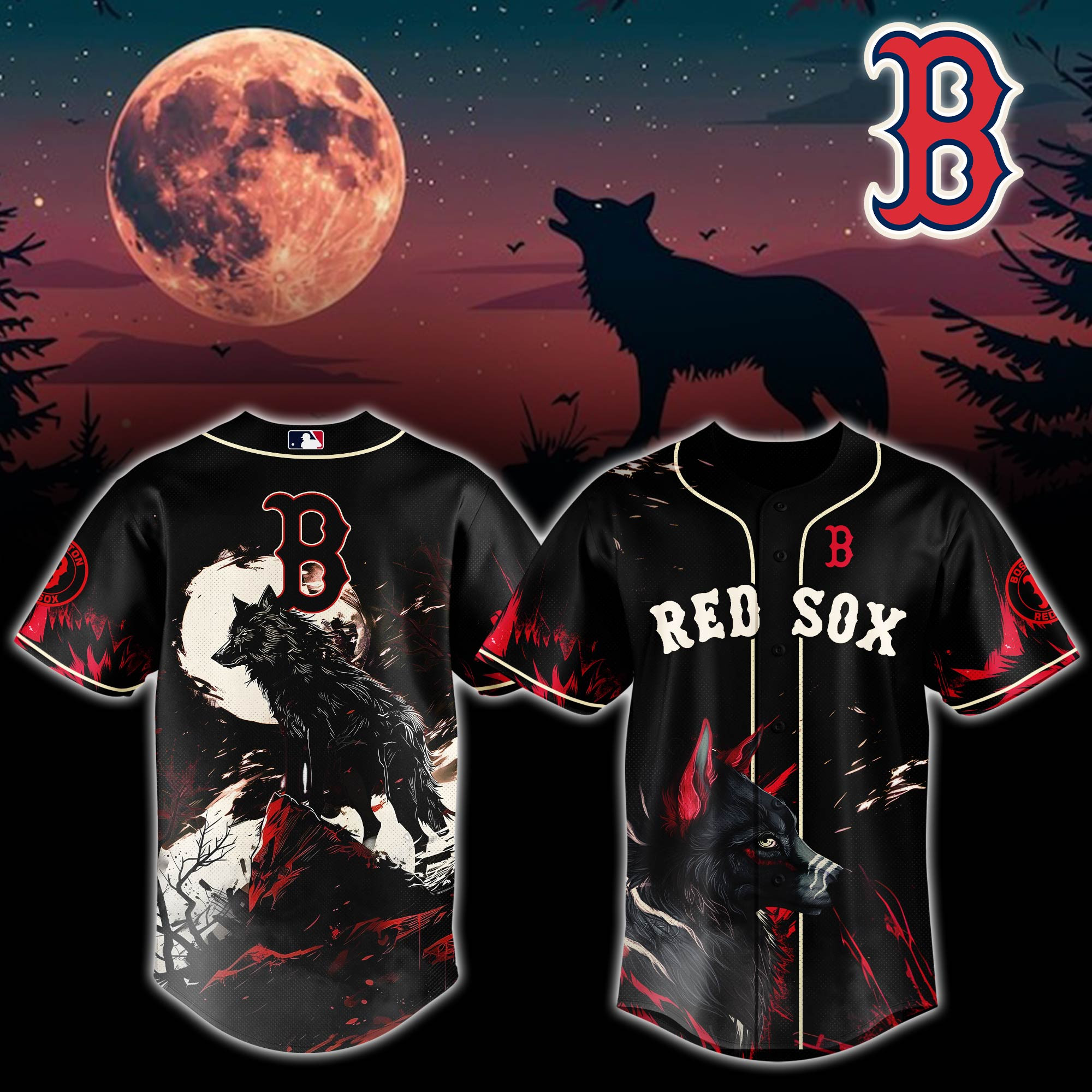 Boston Red Sox Mlb X Worf Baseball Jersey For Fans-1