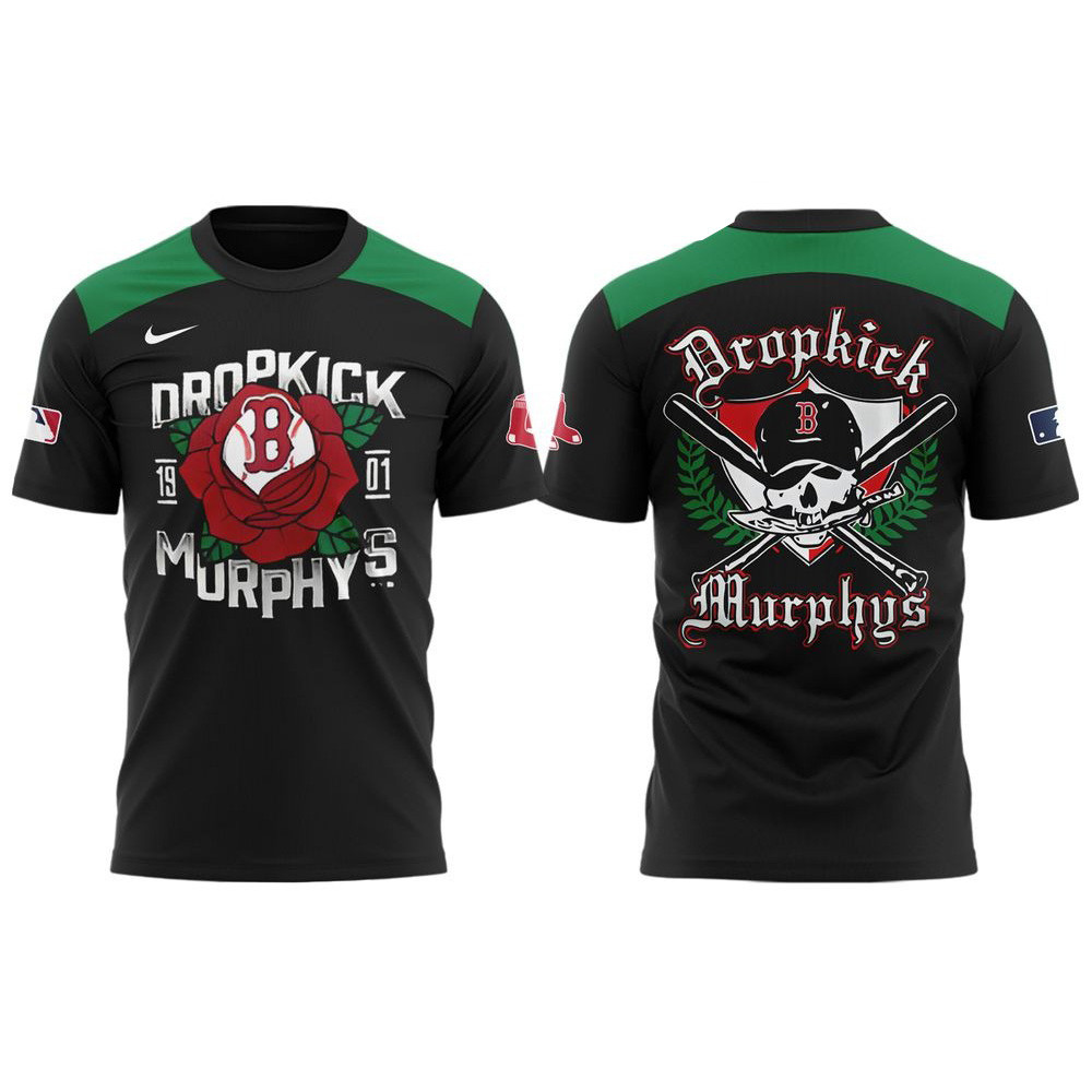 Boston Red Sox X Dropkick Murphys Night 2025 T-Shirt Best Father's Day Gifts-1
