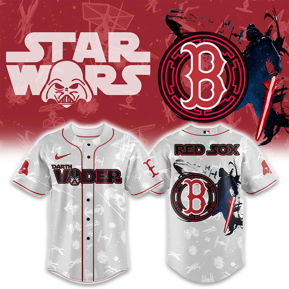 Boston Red Sox x Star Wars Night 2025 Baseball Jersey Baseball Player Gift Ideas-1