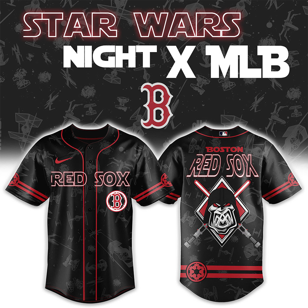 Boston Red Sox x Star Wars Night 2025 Baseball Jersey Best Gifts For Baseball Fans-1