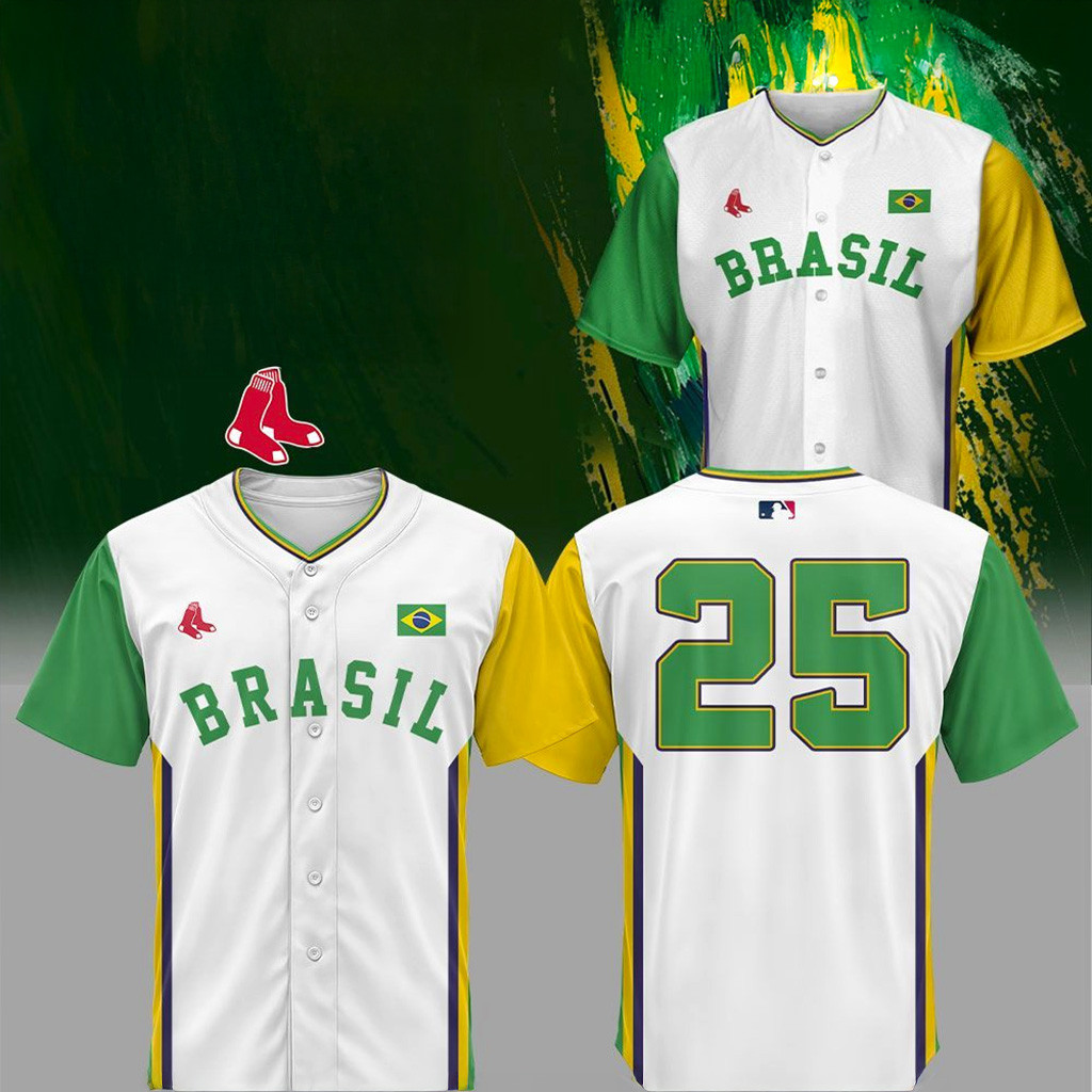 Brazilian Celebration X Boston Red Sox Jersey-1