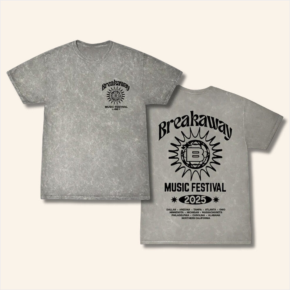 Breakaway Music Festival Merch 2025 Tour Breakaway Festival T-Shirt Gifts For Fans-1