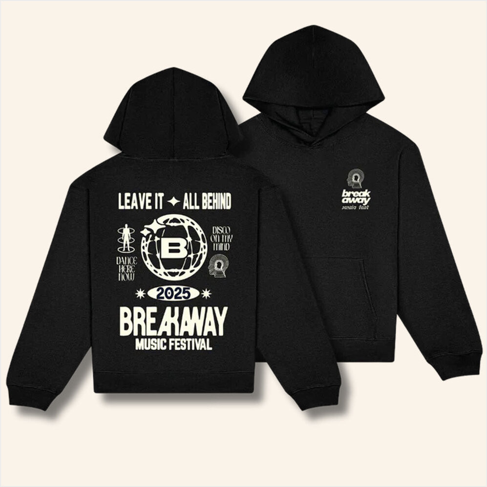 Breakaway Music Festival Merch 2025 Tour Breakaway Music Festival Hoodie Black Gifts For Him-1