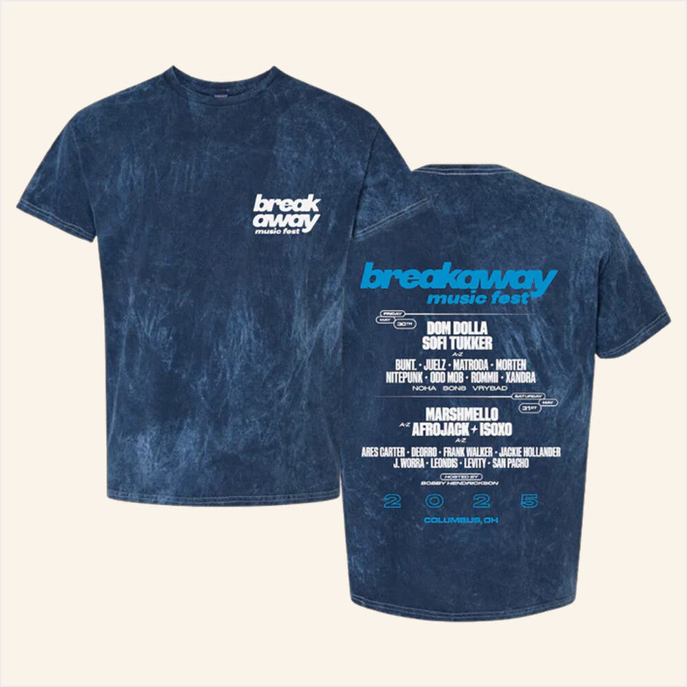 Breakaway Music Festival Merch 2025 Tour Shirt Ohio 2025 T-Shirt Gift Ideas For Fans-1