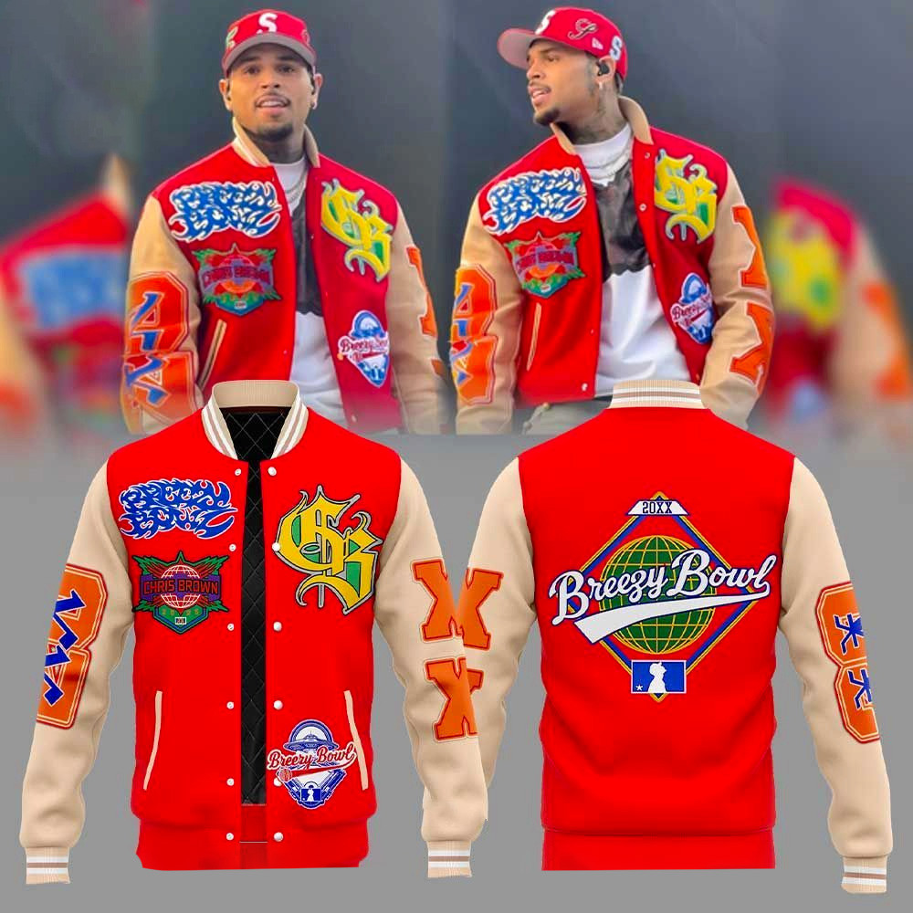 Breezy Bowl XX World Tour 2025 Baseball Jacket Fan Merch Gifts For Husband-1