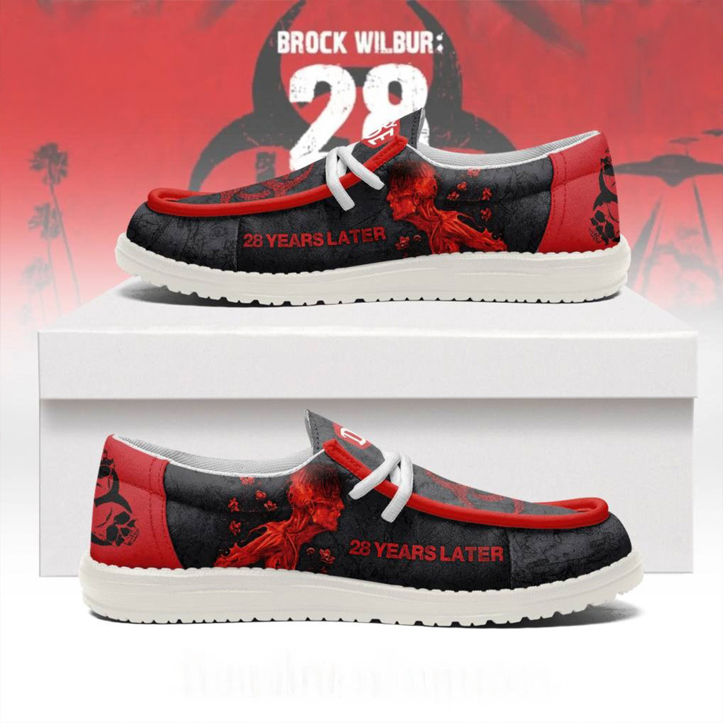 Brock Wilbur 28 Years Later Movie Loafer Shoes Gifts For Movie Lovers-1 Brock Wilbur 28 Years Later Movie Loafer Shoes Gifts For Movie Lovers-1