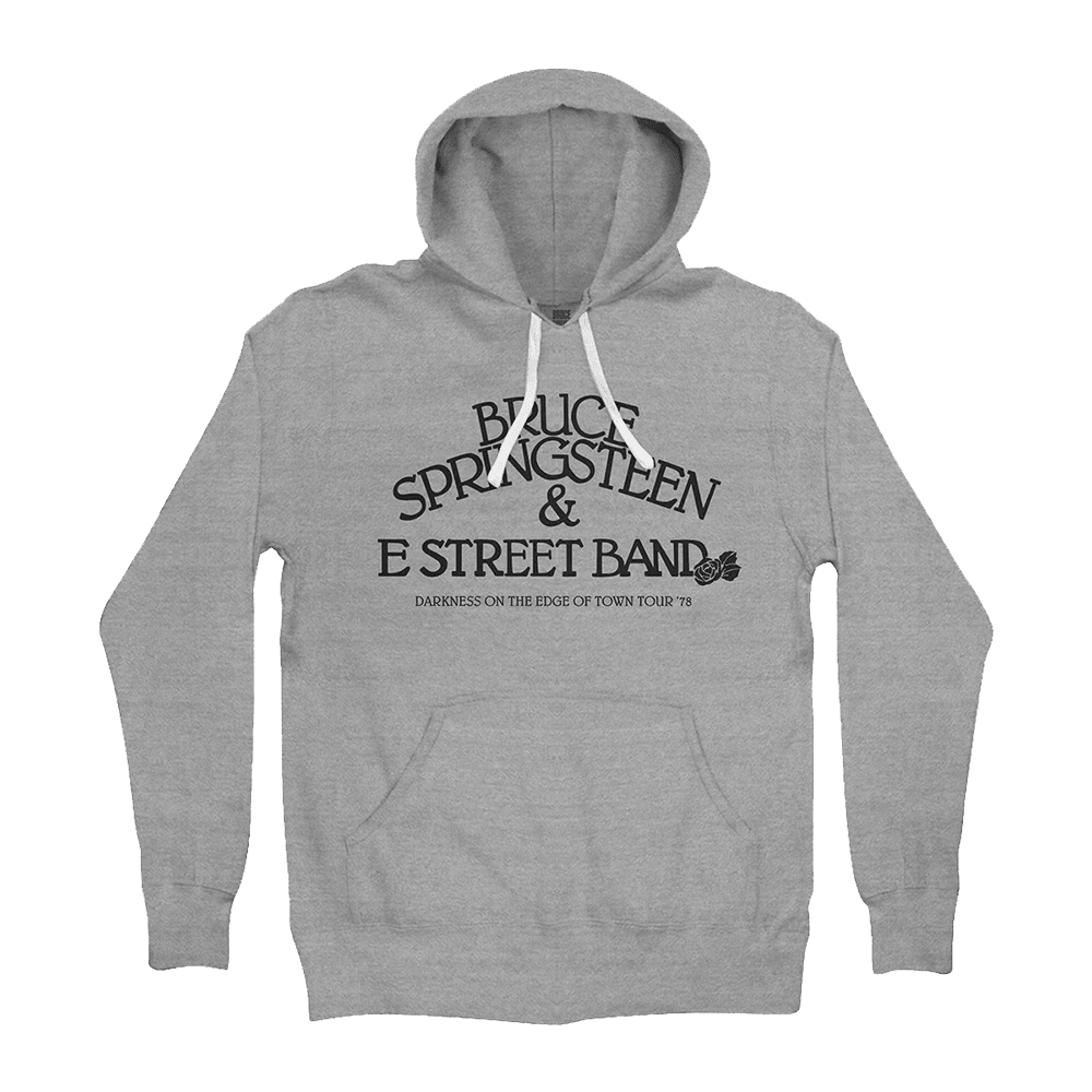 Bruce Springsteen Hoodie E Street Band Gray Hoodie Bruce Springsteen Merch Father's Day Gifts-1