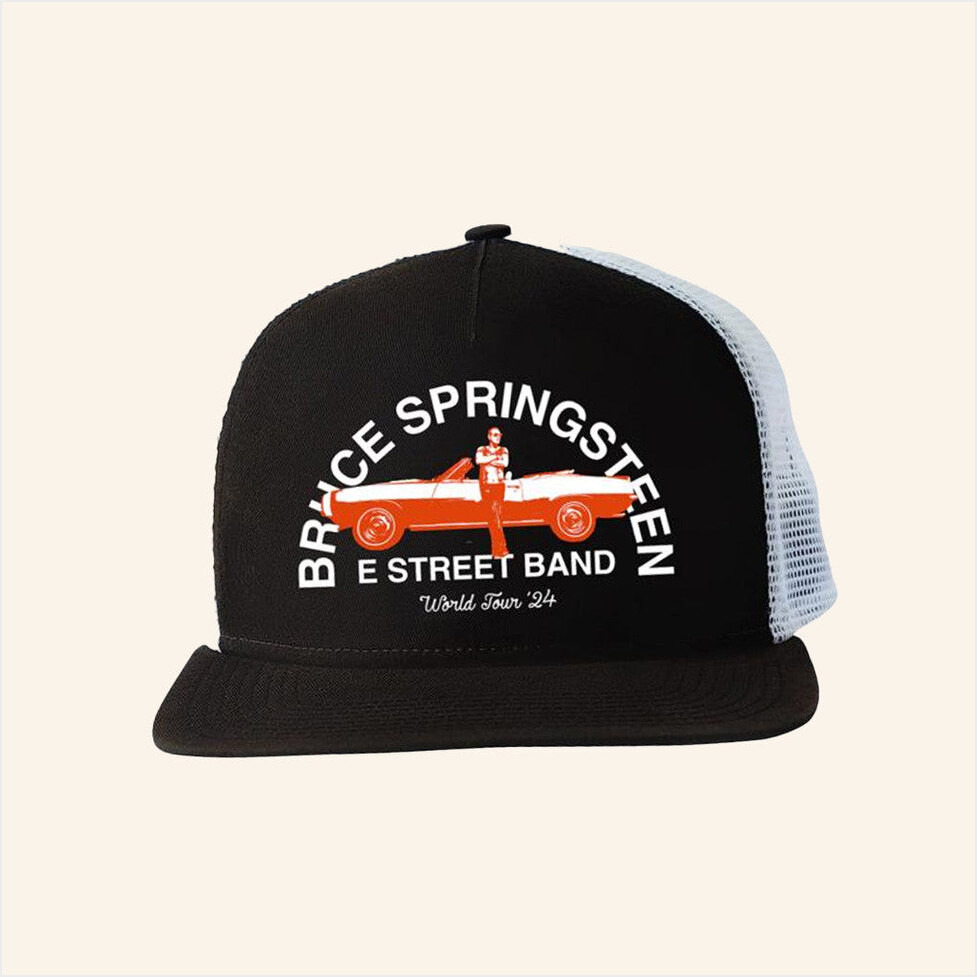 Bruce Springsteen Merch Springsteen And The E Street Street Band World Tour 2024 Hat Dad Gifts-1