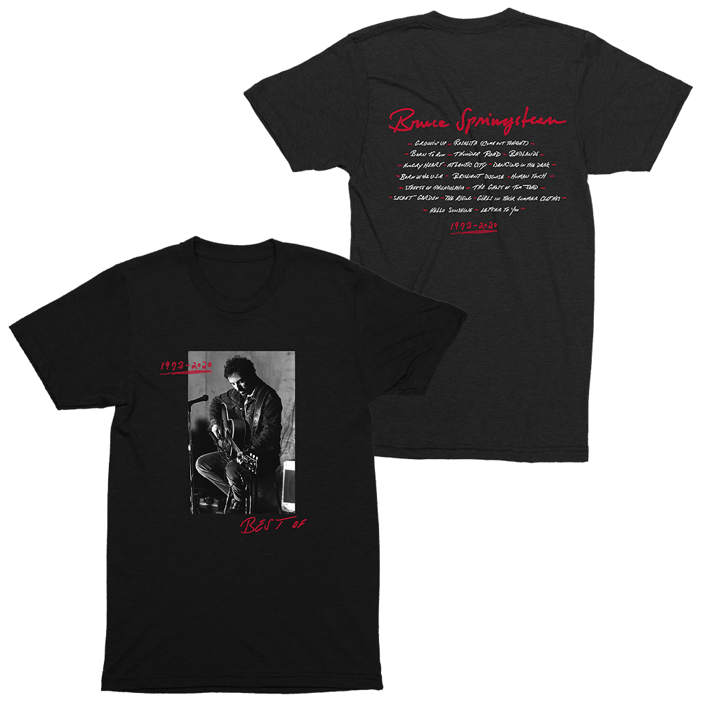 Bruce Springsteen T-Shirt Bruce Springsteen Merch Best Of Bruce Springsteen Tee Gifts For Dad-1
