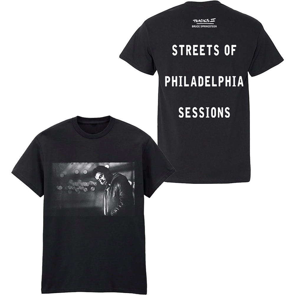 Bruce Springsteen T-Shirt Bruce Springsteen Merch Streets Of Philadelphia Sessions Photo Tee-1