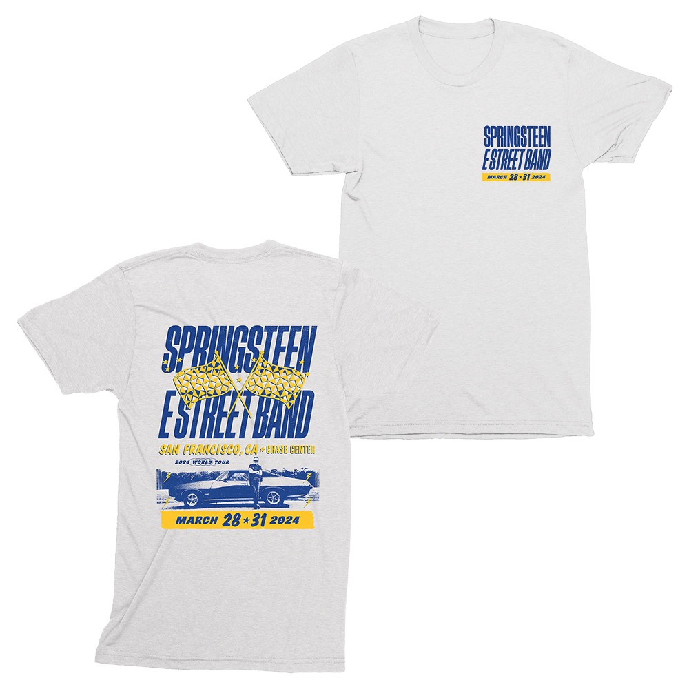 Bruce Springsteen T-Shirt Bruce Springsteen Merch The E Street Band San Francisco 2024 Tour Tee-1