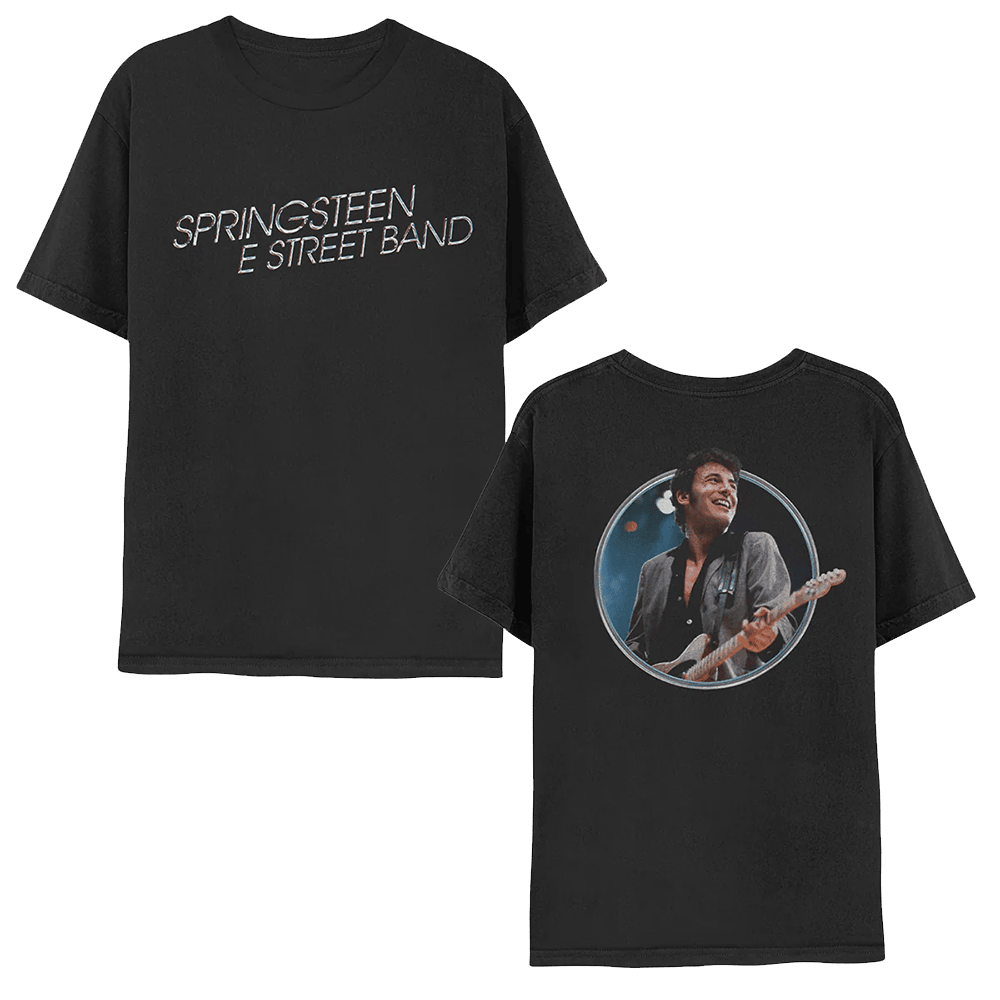 Bruce Springsteen T-Shirt Springsteen And E Street Band Black Tee Bruce Springsteen Merch Gifts-1