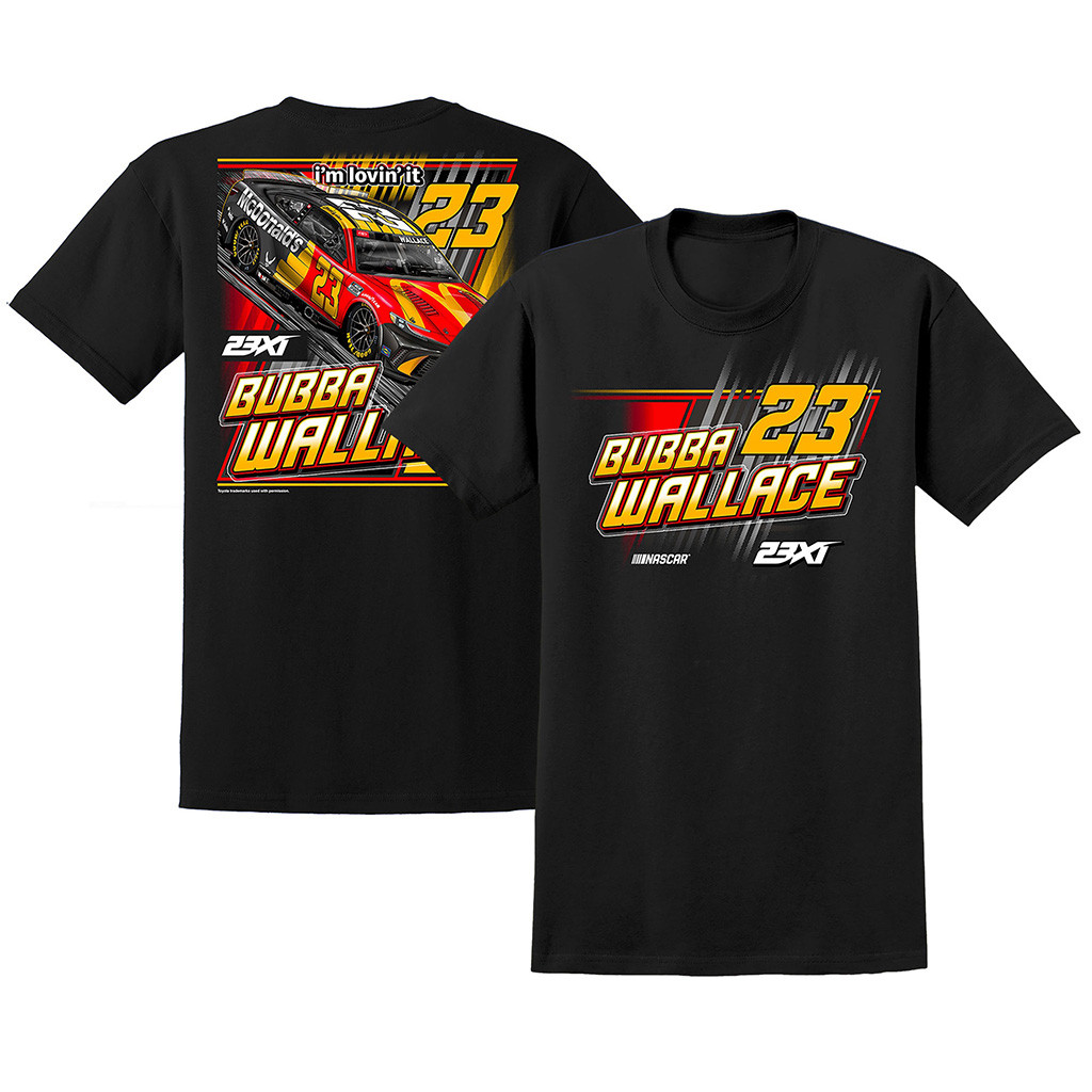 Bubba Wallace Shirt 23XI Racing Black Bubba Wallace Car T-Shirt Gifts For Racing Fans-1 Bubba Wallace Shirt 23XI Racing Black Bubba Wallace Car T-Shirt Gifts For Racing Fans-1