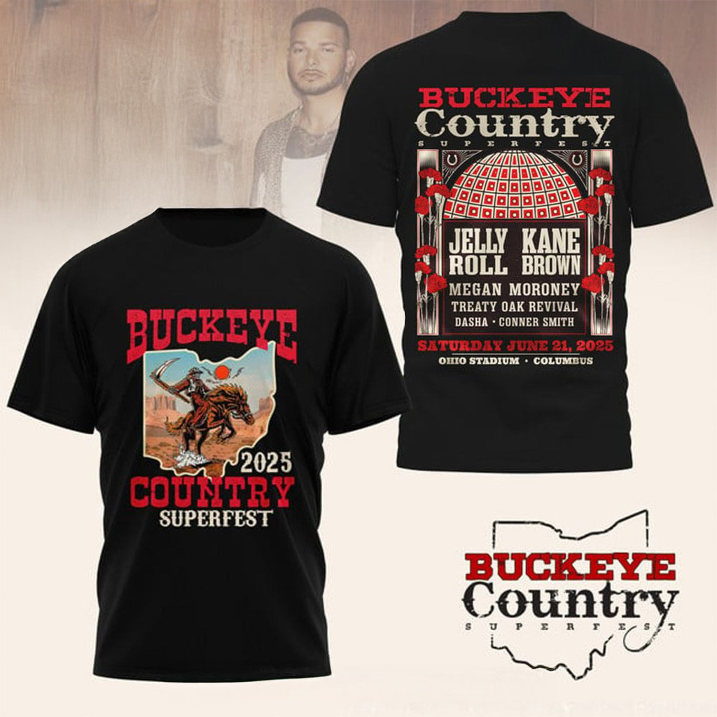Buckeye Country 2025 Super Fest Special Shirt Gifts For Music Lovers-1